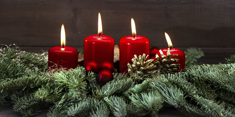 Christmas candles