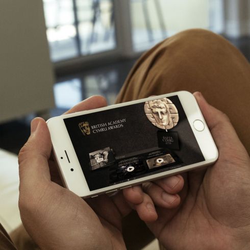 BAFTA Cymru Awards - App introduction screen