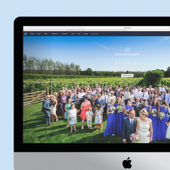 Llanerch Vineyard website celebrate page